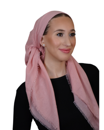 Tie Ur Knot Pink Full Shimmer Luxe Square myselflingerie.com